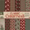 Little Birdie Cardstock 24 Sheet Pack 6"X6"-Classic Christmas